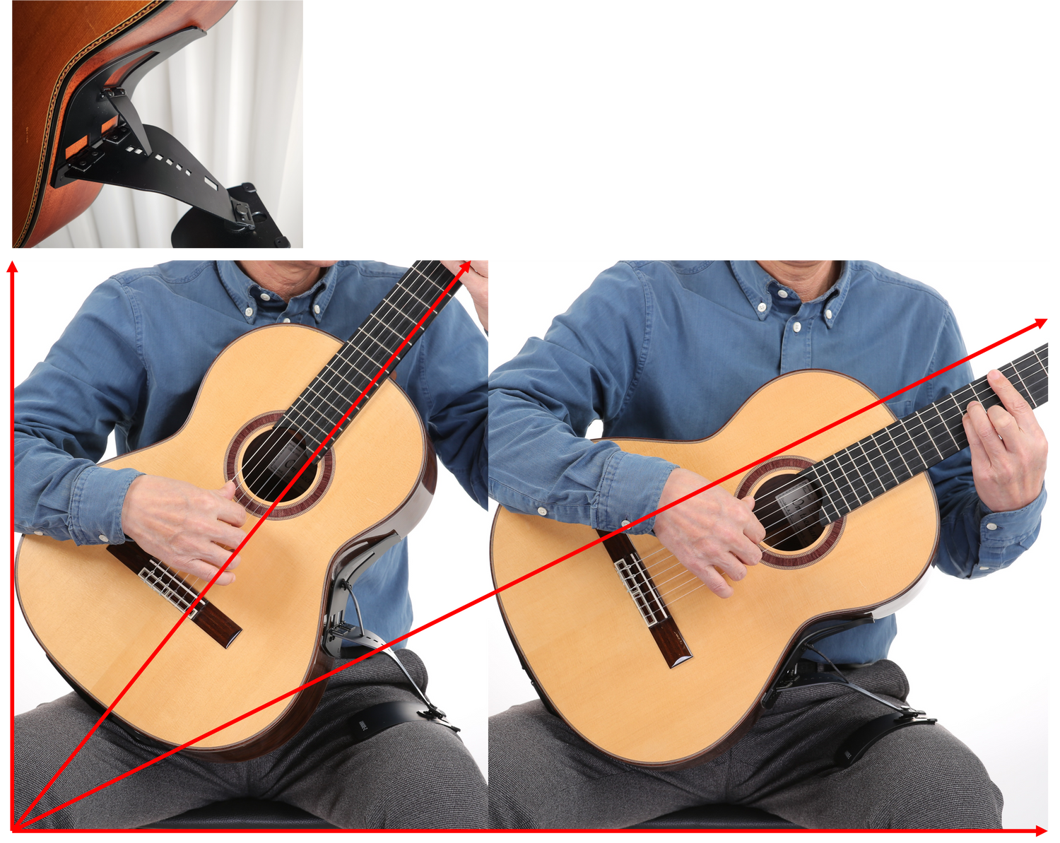 Z-Skinny Classical Guitar Support